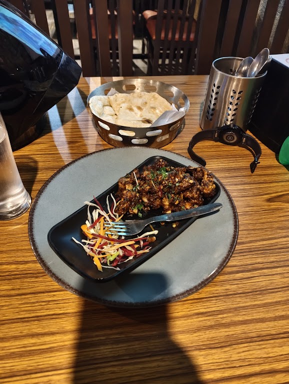 Butter Naan at Delight Bistro Restaurant