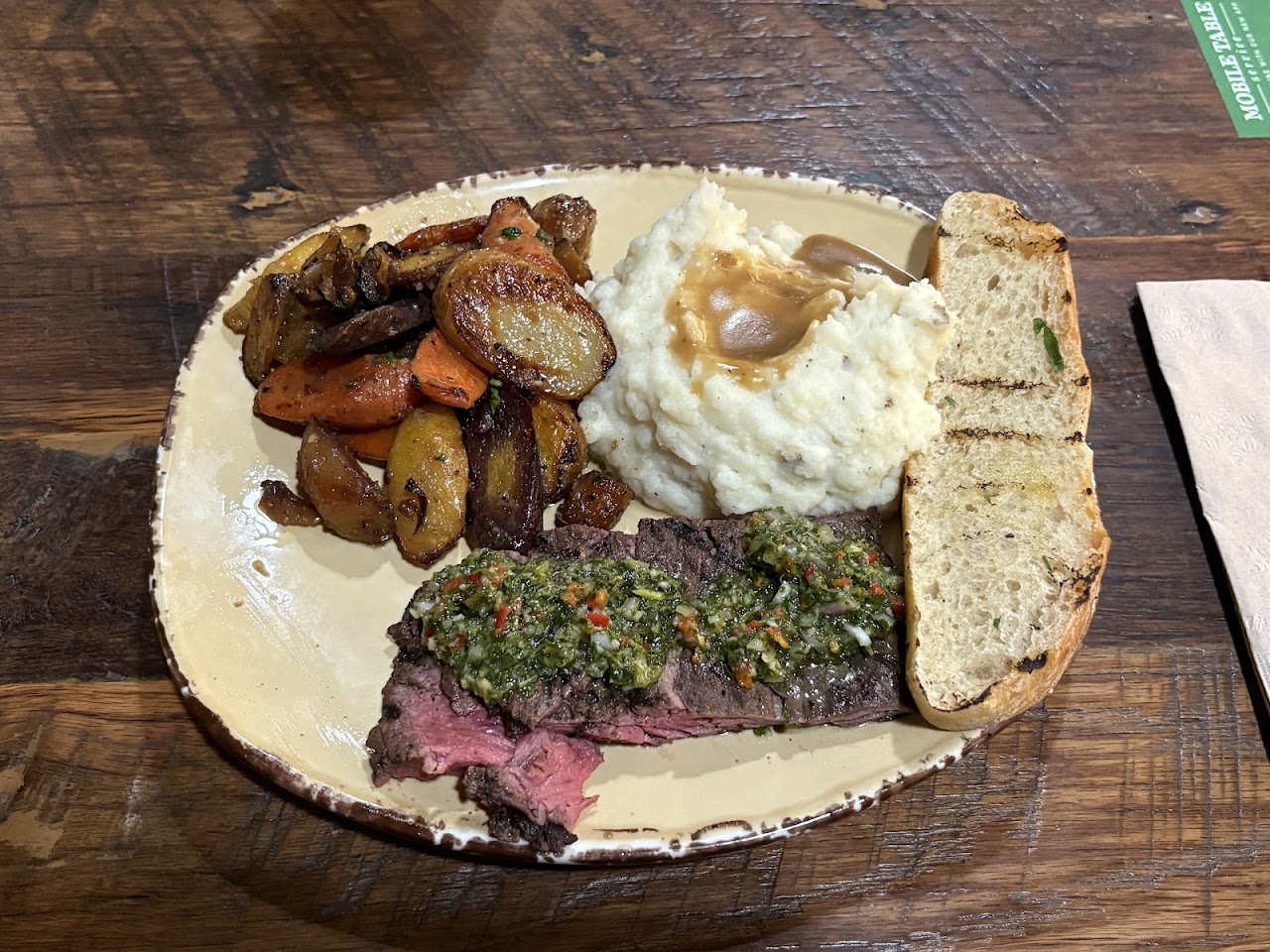 Chimichurri Steak at Urban Plates