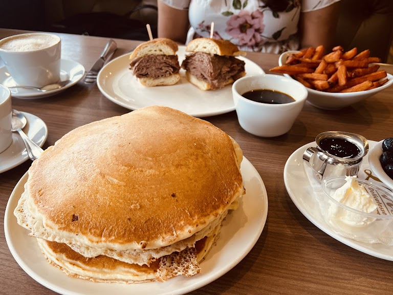 Pancakes at Lovi's Delicatessen