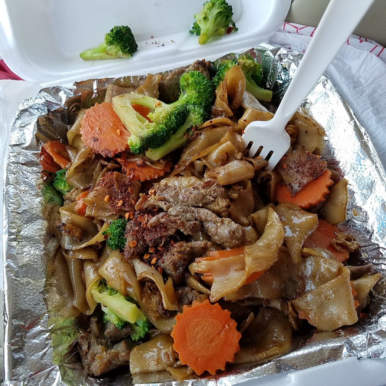 Pad See Ew at Awesome Thai Cuisine