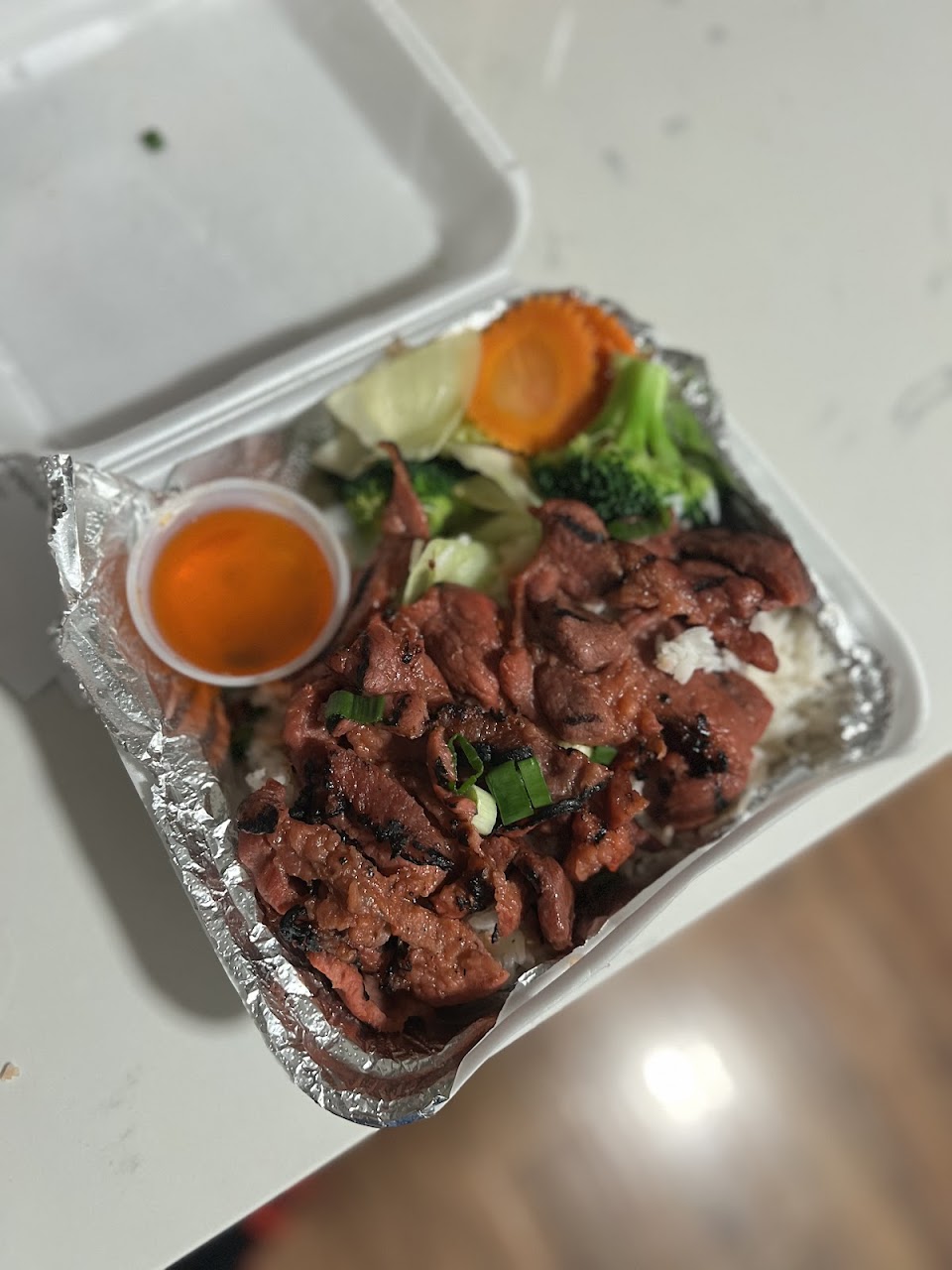 Thai and Bbq Pork at Awesome Thai Cuisine