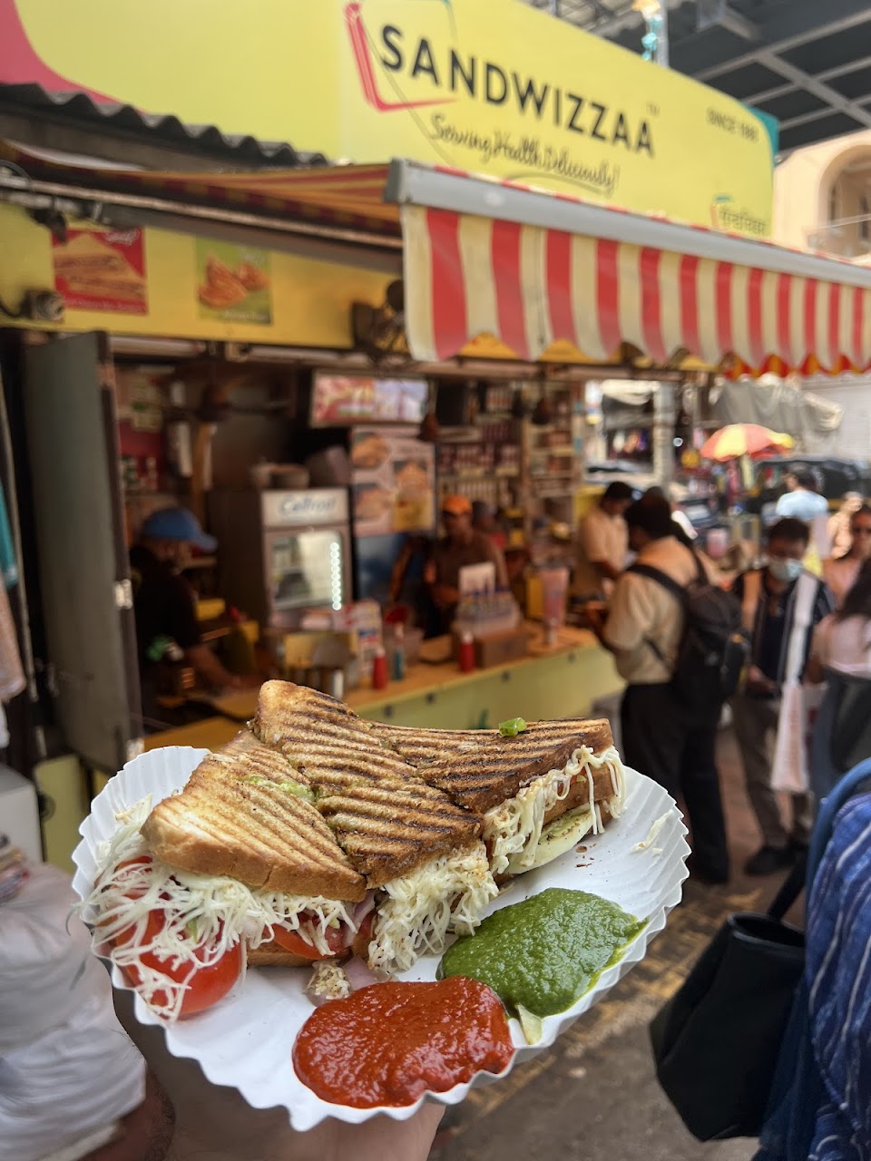 Veg Grilled Cheese at Sandwizzaa Santacruz West