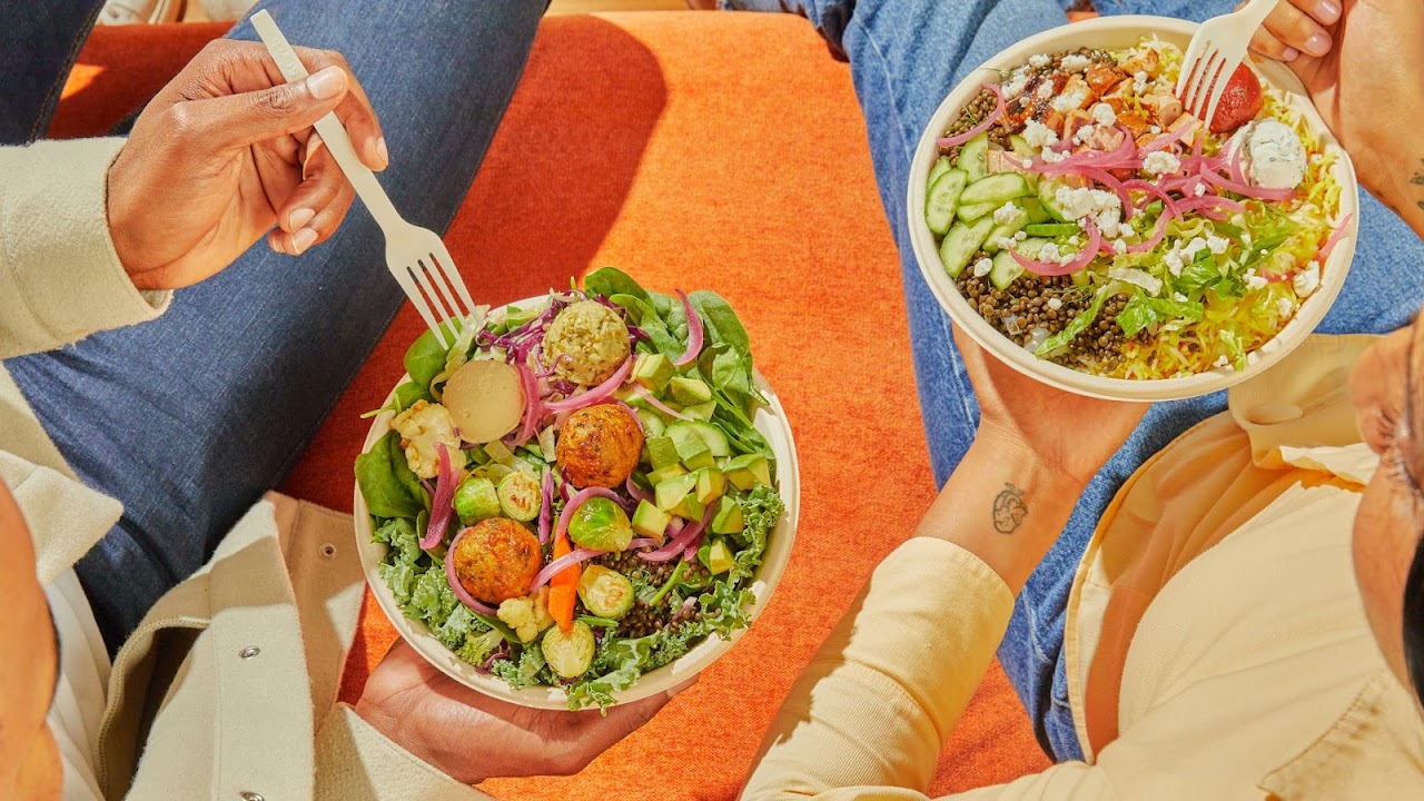 Customizable Greens & Grains Bowl at CAVA