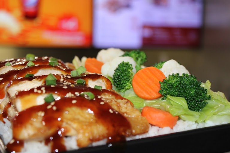 Teriyaki Chicken Combo at Yoshinoya