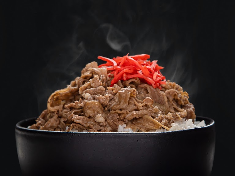 Beef Bowl at Yoshinoya
