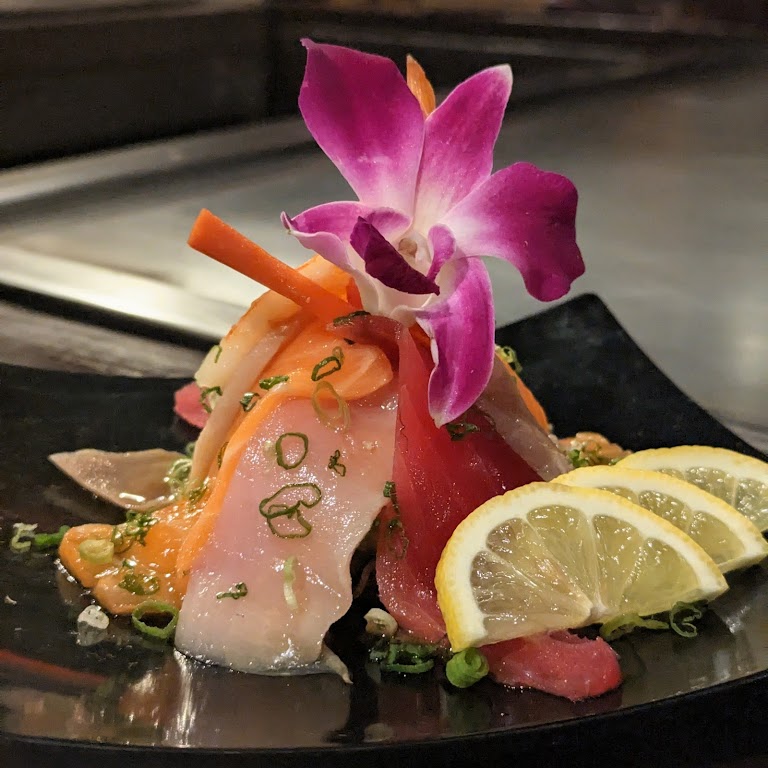 Sashimi Sunrise at Something's Fishy