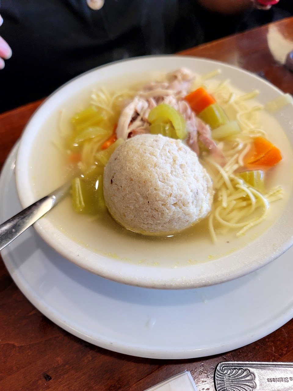 Matzo Ball Soup at Uncle Bernie's Delicatessen