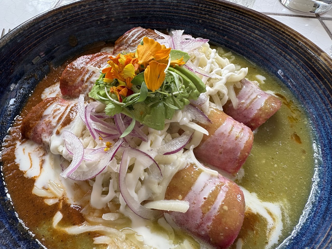 Enchiladas at XICA