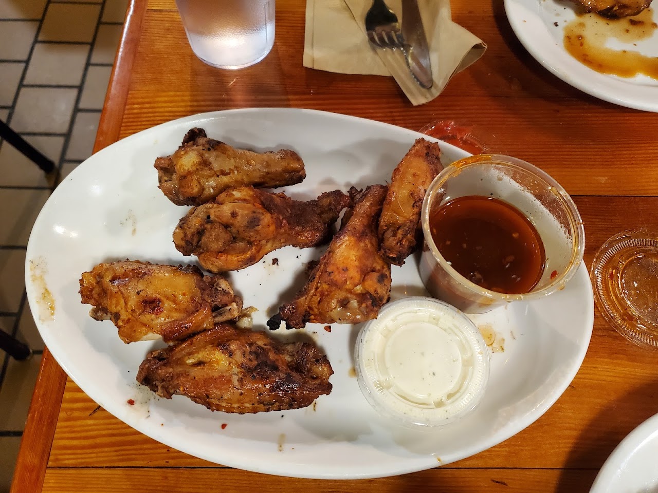 Dry Rub Wings at Grubstake Diner
