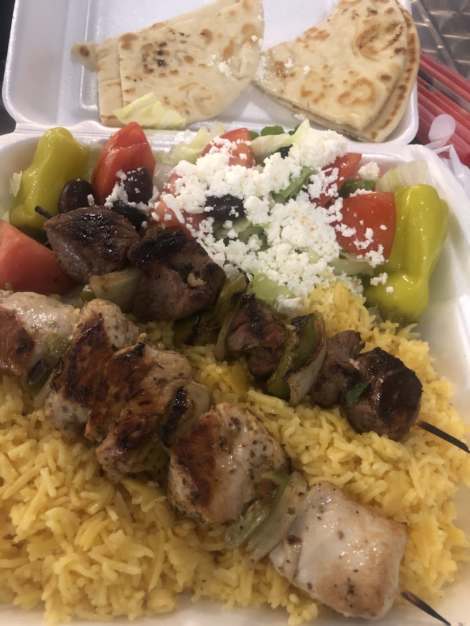 Mediterranean Platter at Athenian Grill