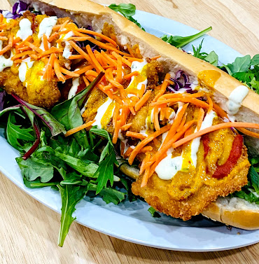 Chicken Schnitzel Sandwich at Salateam