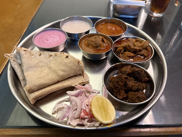 Mutton Thali at Ghati Adda