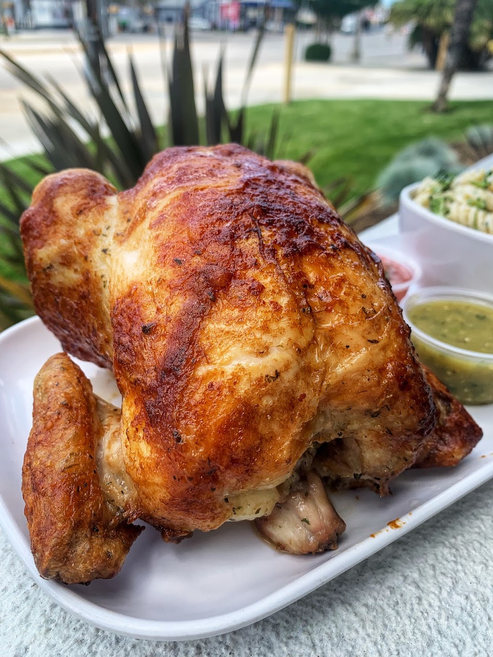 Rotisserie Chicken at Calif Chicken Cafe