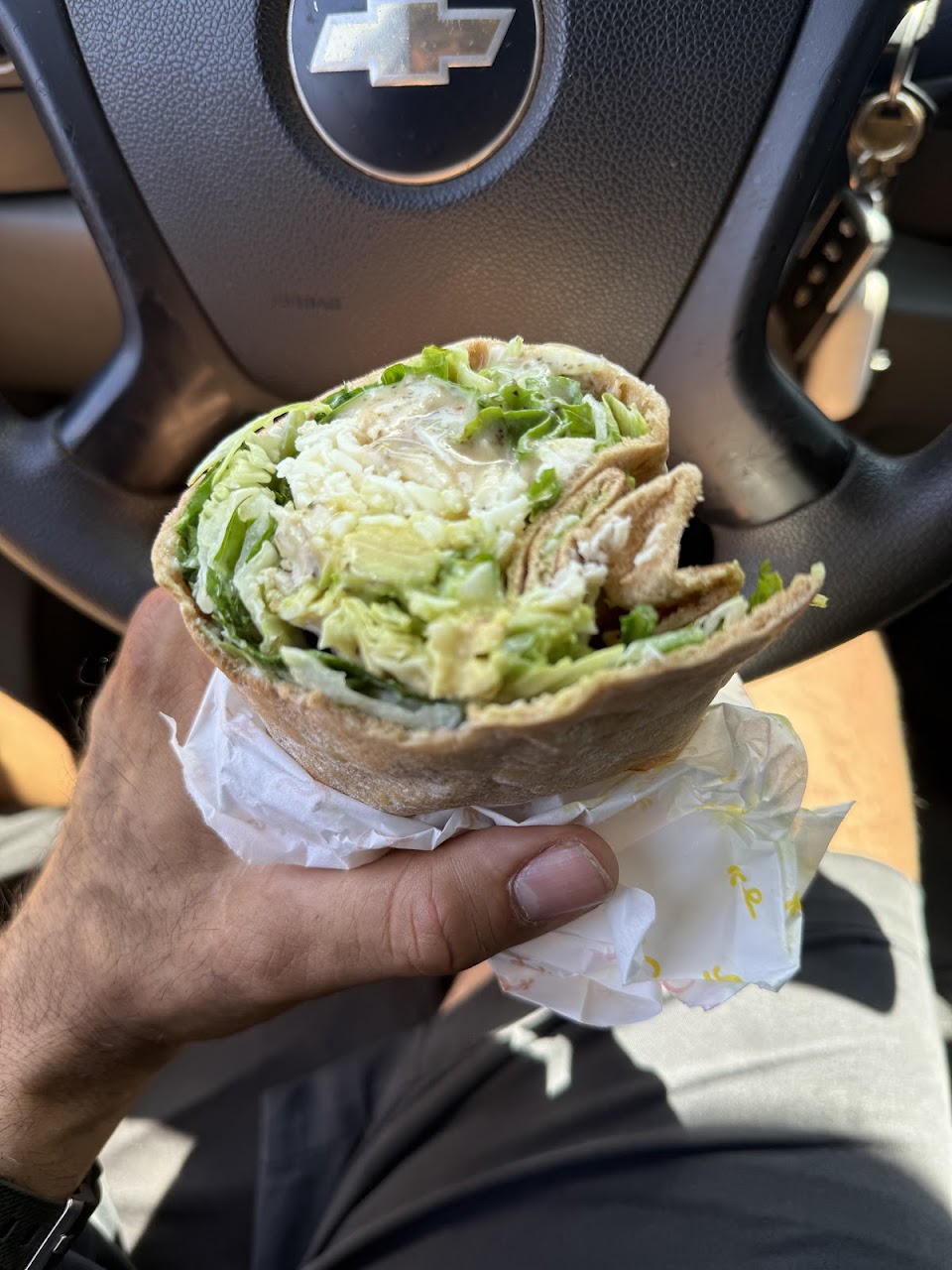 Chicken Wraps at Calif Chicken Cafe