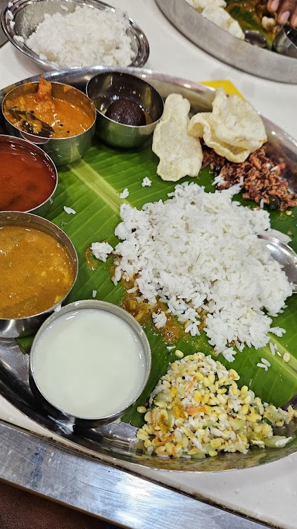 South Indian Meal at New Swathi Grand Mathikere