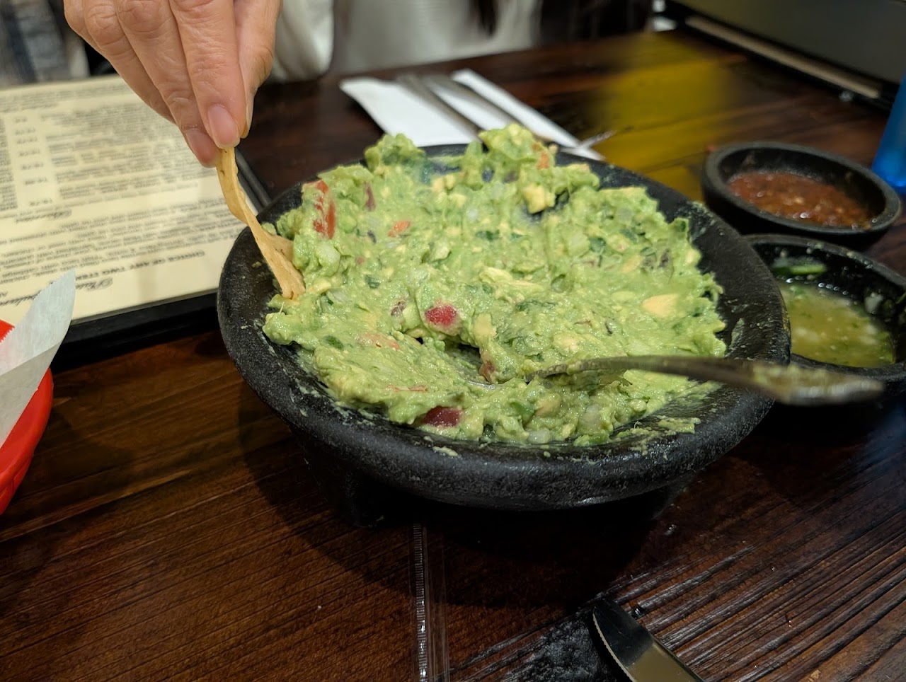 Table Side Guacamole at Sol y Luna