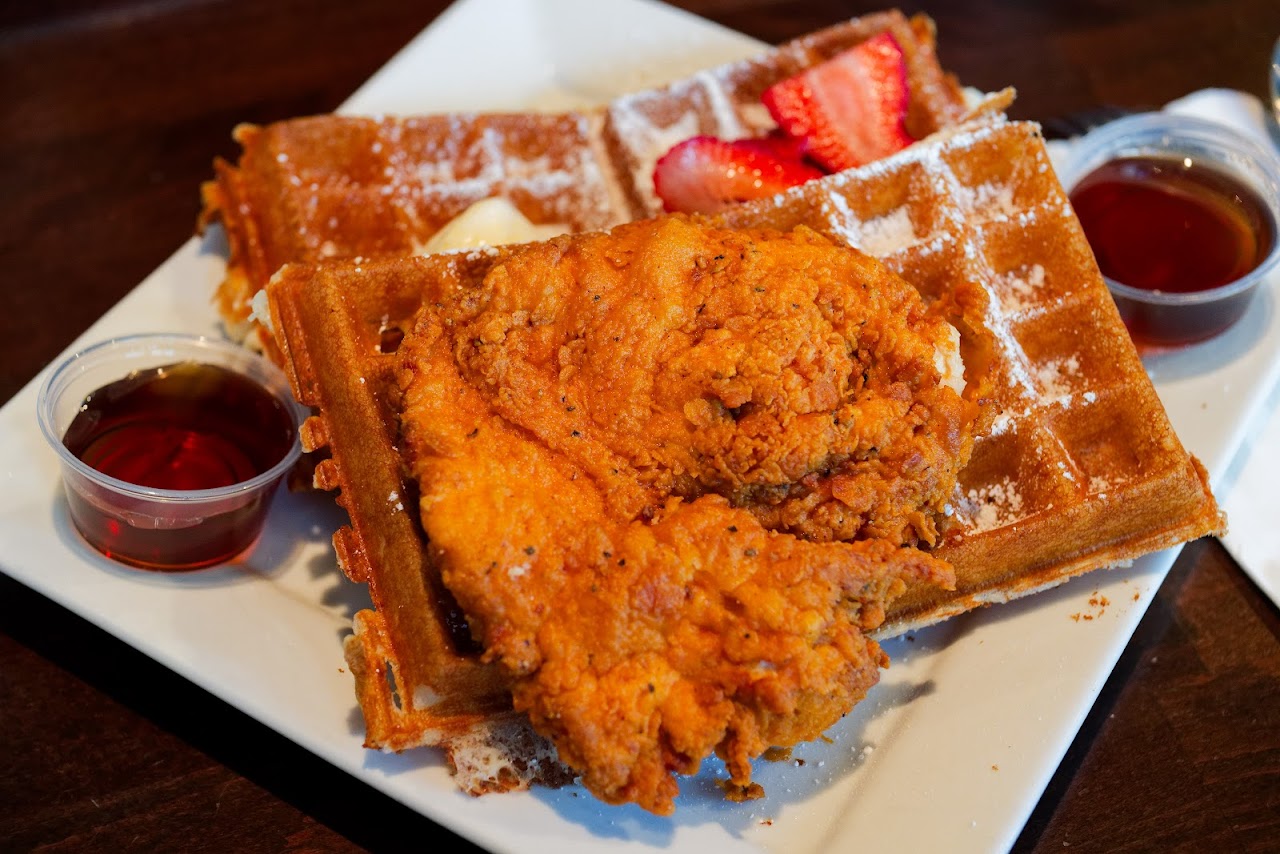 Fried Chicken & Waffles at & Waffles