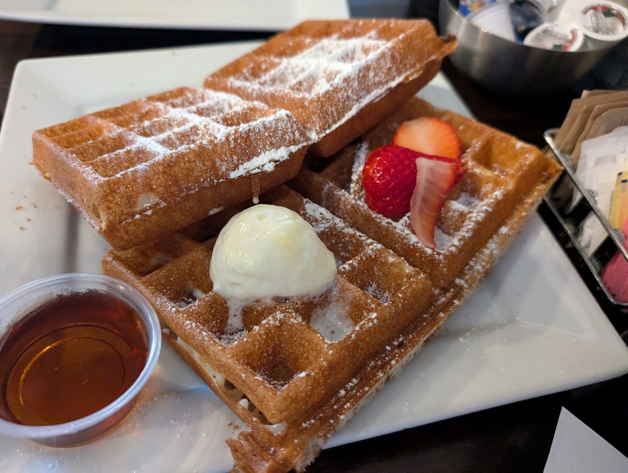 Waffles at & Waffles
