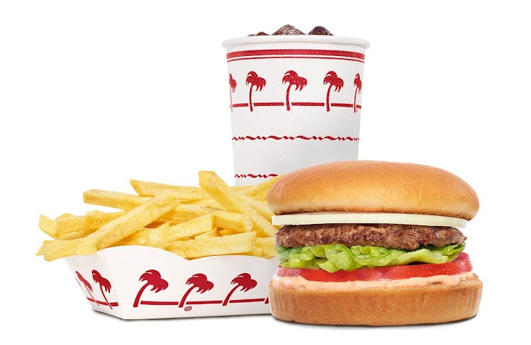 Fast Food Burger at In-N-Out Burger