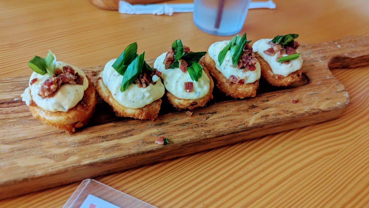 Deep Fried Deviled Eggs at The Som