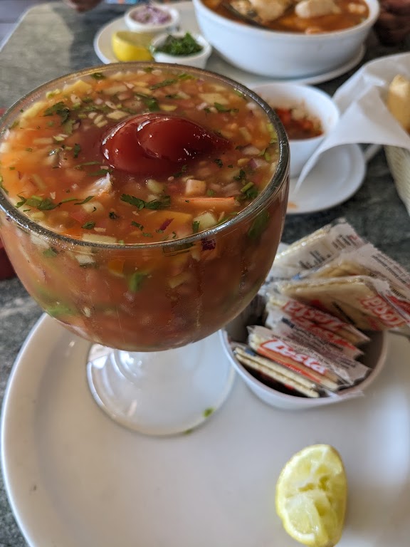 Shrimp Ceviche at Mariscos Los Arcos