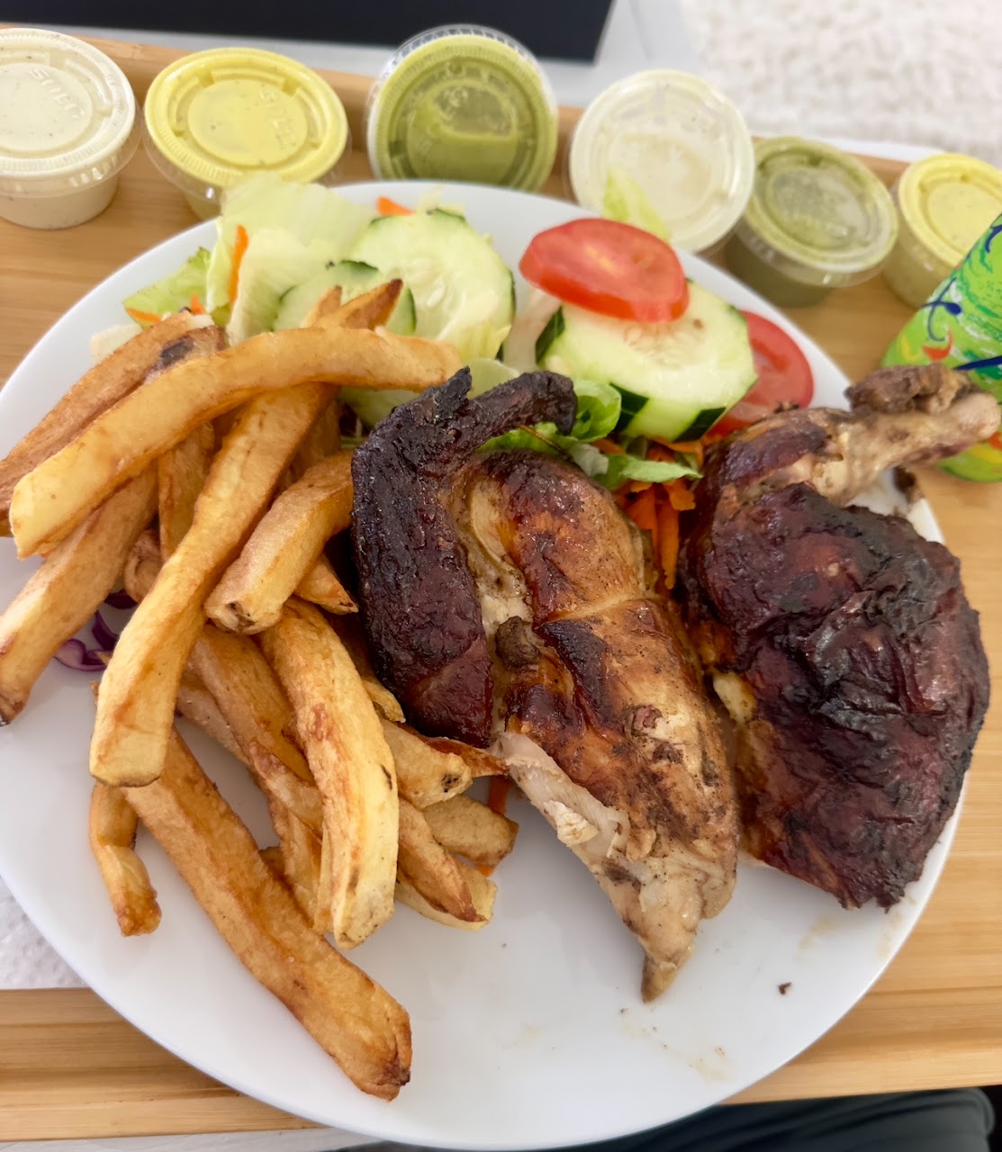 Pollo a la Brasa at LISTO EL POLLO Peruvian Food