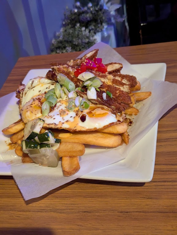 Hangover Fries at Curry Up Cafe