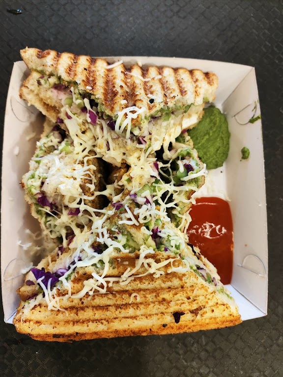 Original Mumbai Club Sandwich at Bombay Boba & Co.