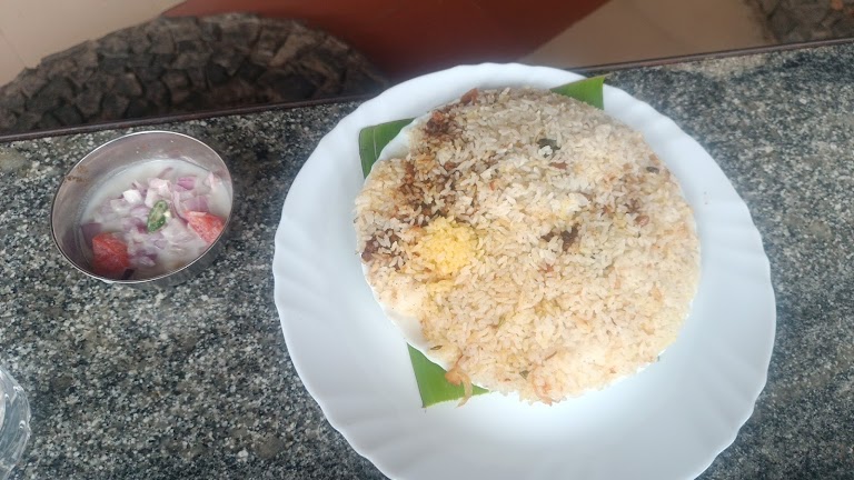 Thalassery Biriyani at Swad Kerala Restaurant and Kerala Store