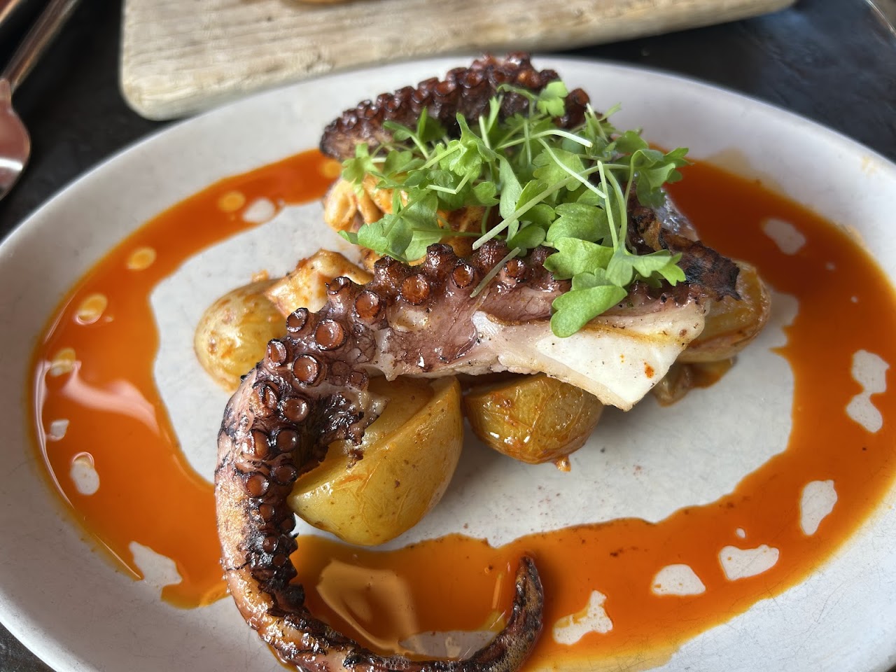 Grilled Octopus at Coqueta