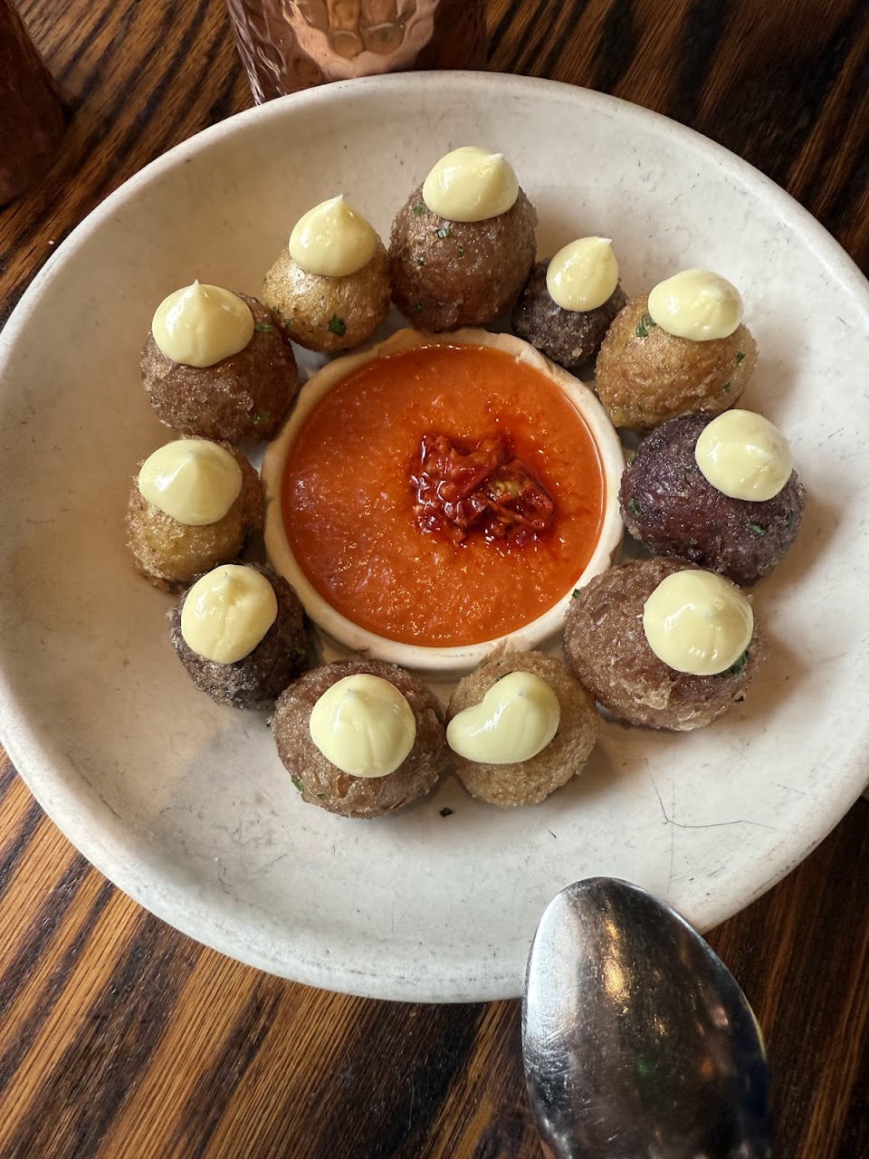 Patatas Bravas at Coqueta