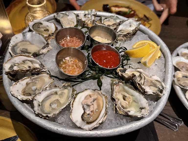 Freshly Shucked Oysters at King's Fish House
