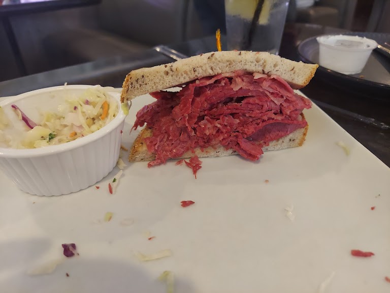Corned Beef on Rye at Frank’s Weiler’s Deli & Catering