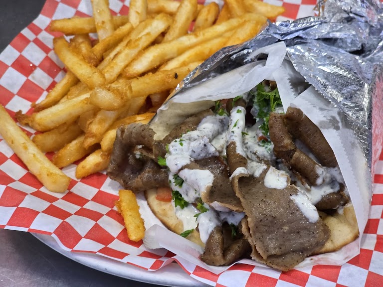 Gyros at Firehouse Taverna