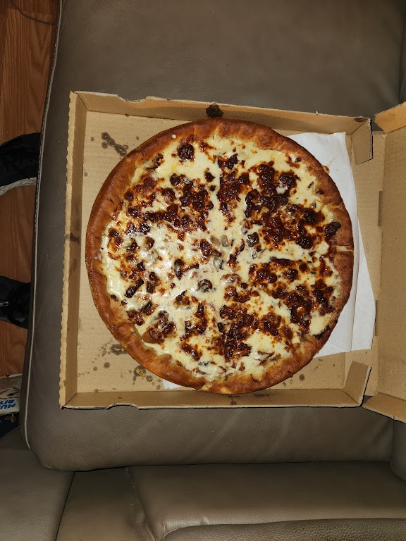 White Sauce Pizza at Paoli's Italian Kitchen
